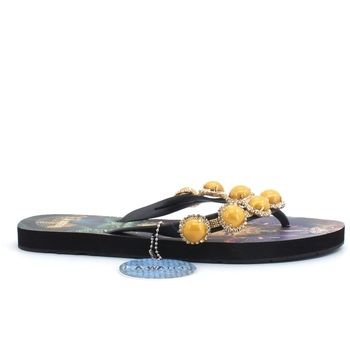L.a.water Chanclas L.A. WATER Shipibo Infradito Black Multi 02132A para mujer
