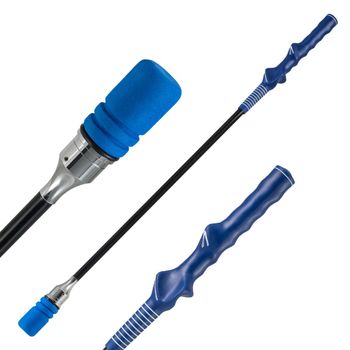 Costway Entrenador de Golf Ayuda de Entrenamiento para Velocidad Flexibilidad Equilibrio Tempo y Fuerza Corrección del Ritmo del Swing Azul