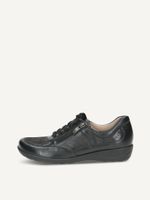caprice sneaker black made of leather and synthetic with wedge heel size 36