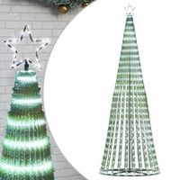 arbol de navidad led 475 leds blanco frio 247 cm vidaxl