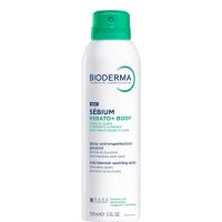 bioderma sebium kerato body acne spray for body spots redness and post-acne marks 150ml