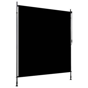 Estor Enrollable - Accesorio De Exterior - Poliéster - Gris Antracita (200x270cm)