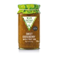 cottage delight sweet gooseberry whole fruit jam
