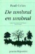 de umbral en umbral poemas 2 ed
