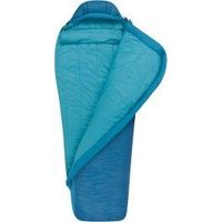 sea to summit saco de dormir venture vtii - womens r right zip azul claro