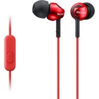 sony mdr-ex110apr headphones - red red