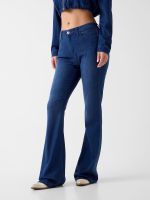 jeans de tiro medio flare