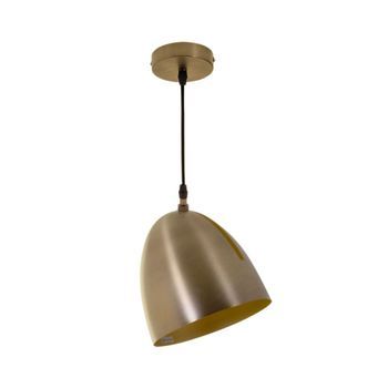 Lámpara De Techo Inoi Lumit 28w Altura Regulable Bronce Ø20 Cm