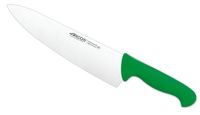 cuchillo cocinero de acero inoxidable nitrum de 250 mm mango verde