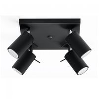 plafon de techo ring 4 luces