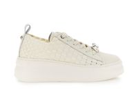 zapatillas deportivas en piel revestida y grosgrain tejido off white 39