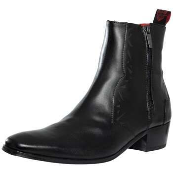Jeffery-West Botines Botas Chelsea de cuero Carlito para hombre