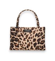 kate spade para mujer km247 bolso mini sam icon beige osfa casual animal print lona