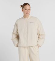 new balance para mujer wj53500 chaqueta bomber tejida reinventada beige s casual nylon