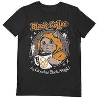 ilustrata tops y camisetas black coffee para mujer
