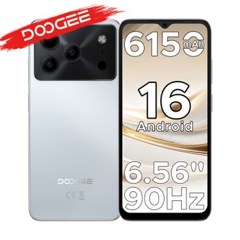 DOOGEE Note 56, último smartphone Android, batería de 16 pulgadas, gran capacidad de mAh, 24 Go de RAM (3 + 21), 64 Go de ROM, teléfono móvil.