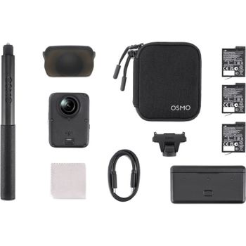 Cámara Deportiva DJI Osmo 360 II Adventure Combo UltraHD 8K UHD WiFi 360º Estabilización Avanzada