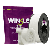 winkle filamento impresora pla hd  color blanco fantasma  175 mm  1000 gr