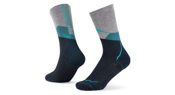 Calcetines buff merino lightweight crew azul