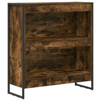estanteria para libros  estante para libros roble humo 80 x 30 x 865 cm