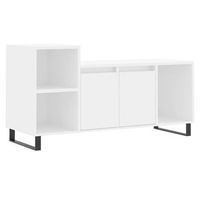 mueble para tv madera contrachapada blanco 100x35x55 cm vidaxl