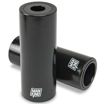 Mankind Respect Alloy/Plastic Pegs (Pair) Black