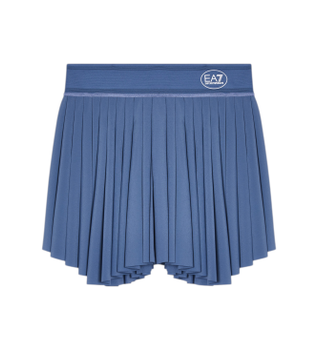 EA7 para mujer. 7W000986_AF21059 Falda Tennis Pro azul (L), Deportivo, Poliamida