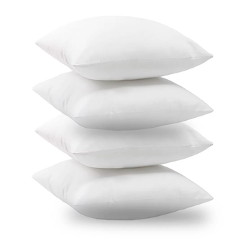 Relleno de Cojín, Almohada Fibra Hueca para Sofá y Cama, Cojines Hipoalergénica y Transpirable,  Juego de 2/4/6 Unidades de 45 x45 cm. Envío desde España.