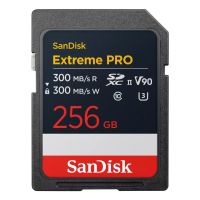 tarjeta sd sandisk extreme pro 256 gb sdxc 300 mbs uhs-ii u3 v90