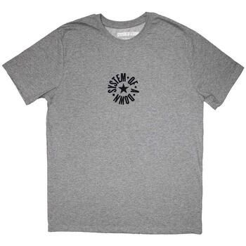 System Of A Down Tops y Camisetas Mini Circle Logo para hombre