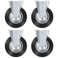 ruedas fijas 4 unidades 200 mm vidaxl