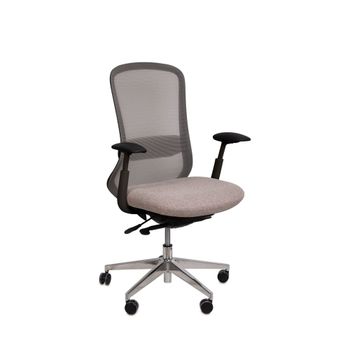 Silla de escritorio giratoria en taupe