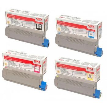 Original Multipack OKI C3000 Printer Toner Cartridges (4 Pack) -42804516