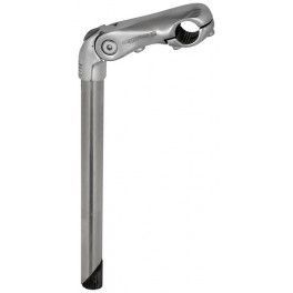 Ergotec Potencia De Caña Kobra Vario 25.4/22.2/90mm Angulo Ajustable Aluminio/acero Inoxidable Plata