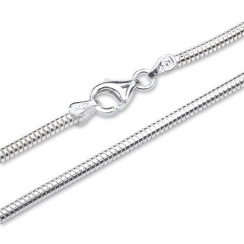 Cadena de plata 925: cadena serpiente plata 2,4mm