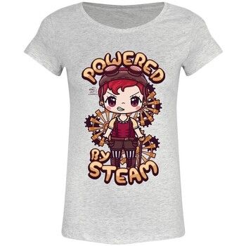 Mio Moon Camiseta Powered By Steam para mujer