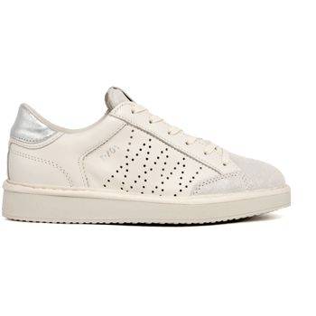 Panchic Zapatillas P01W022-01382221 P01 LACE-UP LUREX SUEDE IVORY SILVER para mujer