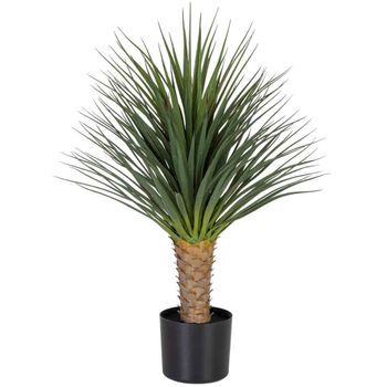 Árbol dracena marginata  artificial decorativo  verde, 64x64x85h cm