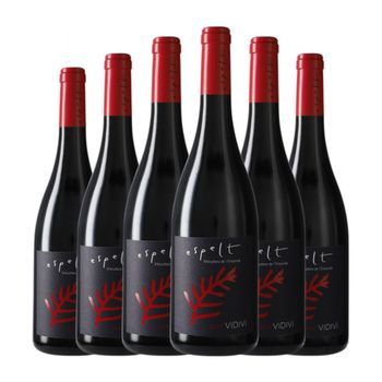 Espelt Vino Tinto Vidivi Empordà Crianza Botella Medium 50 Cl 14.5% Vol. (pack De 6 Unidades)