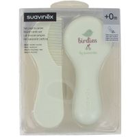 suavinex cepillo y peine verde