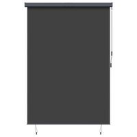 estor enrollable gris antracita 180 x 250 cm tela y aluminio vidaxl