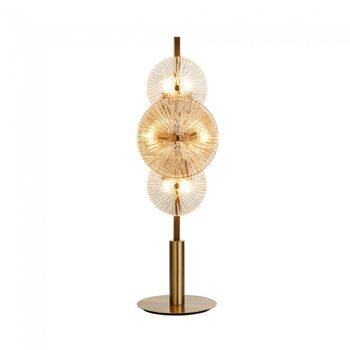 Lámpara de mesa wagon wheel (6 luces)