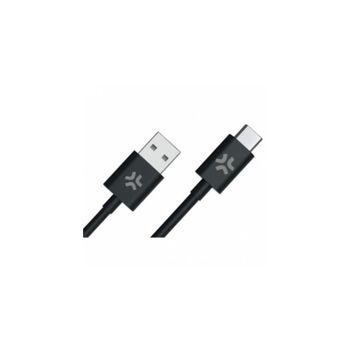 Cable USB-C Celly 2 metros 12W negro