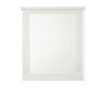 Estores screen oscurecimiento y aislamiento térmico estor estor enrollable con tejido técnico blanco 100 x 250 cm