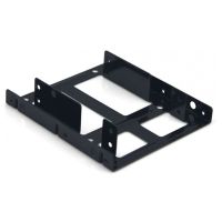 coolbox adaptador bahia interno de 35 a 2x 25 negro