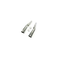 silenciador de escape kawasaki z 1000 st marving master cromo par