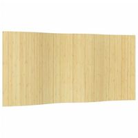 biombo divisor de bambu color natural claro ancho 400 cm alto 165 cm vidaxl