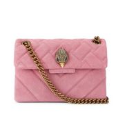 kurt geiger para mujer 5017398219 bolso de piel en ante rosa osfa casual