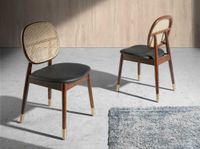 silla comedor respaldo rattan redonda
