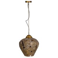 lampara de techo de metal dorada 495x495x585122